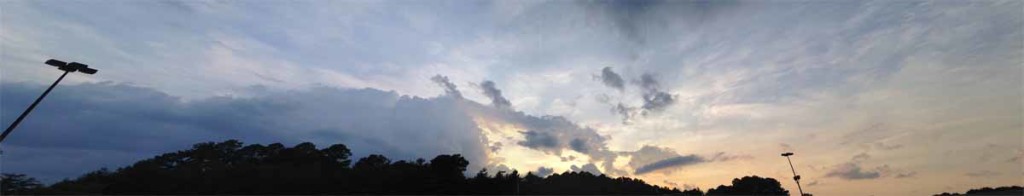 clouds 25 july pano